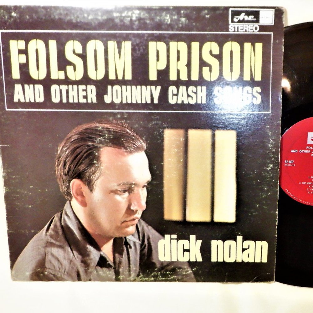 ~ LP ~~~ FOLSOM PRISON and Other Johnny Cash Songs ~~~ Dick Nolan